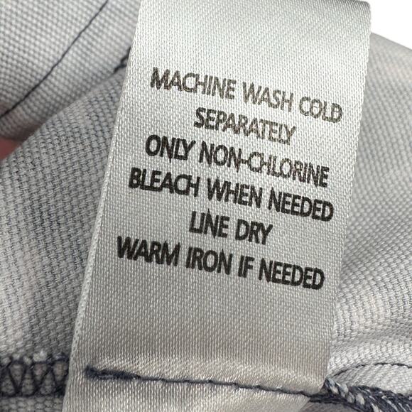 Appleseeds Blue Floral‎ Print Cottage Button Front Long Sleeves Denim Jacket 24W - Picture 5 of 7